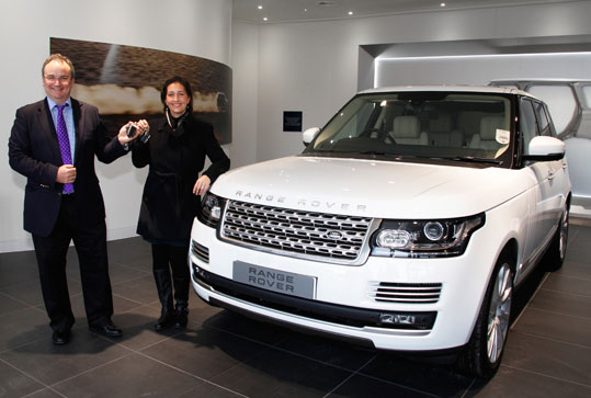 First Customer Handover at Land Rovers New Visitor Centre First Customer Handover at Land Rovers New Visitor Centre