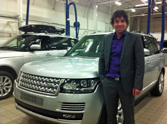 INITIAL TRAINING COMPLETED ON - THE ALL-NEW 2013 RANGE ROVER dom