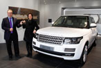 First Customer Handover at Land Rovers New Visitor Centre
