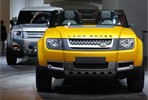 Two Land Rover Defender Concept Vehicles