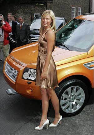 Maria Sharapova Previews All-New Land Rover Freelander 2